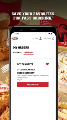 Raising Cane's Chicken Fingers android App screenshot 0