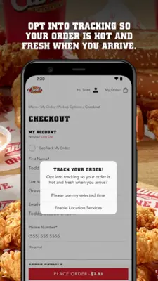 Raising Cane's Chicken Fingers android App screenshot 1